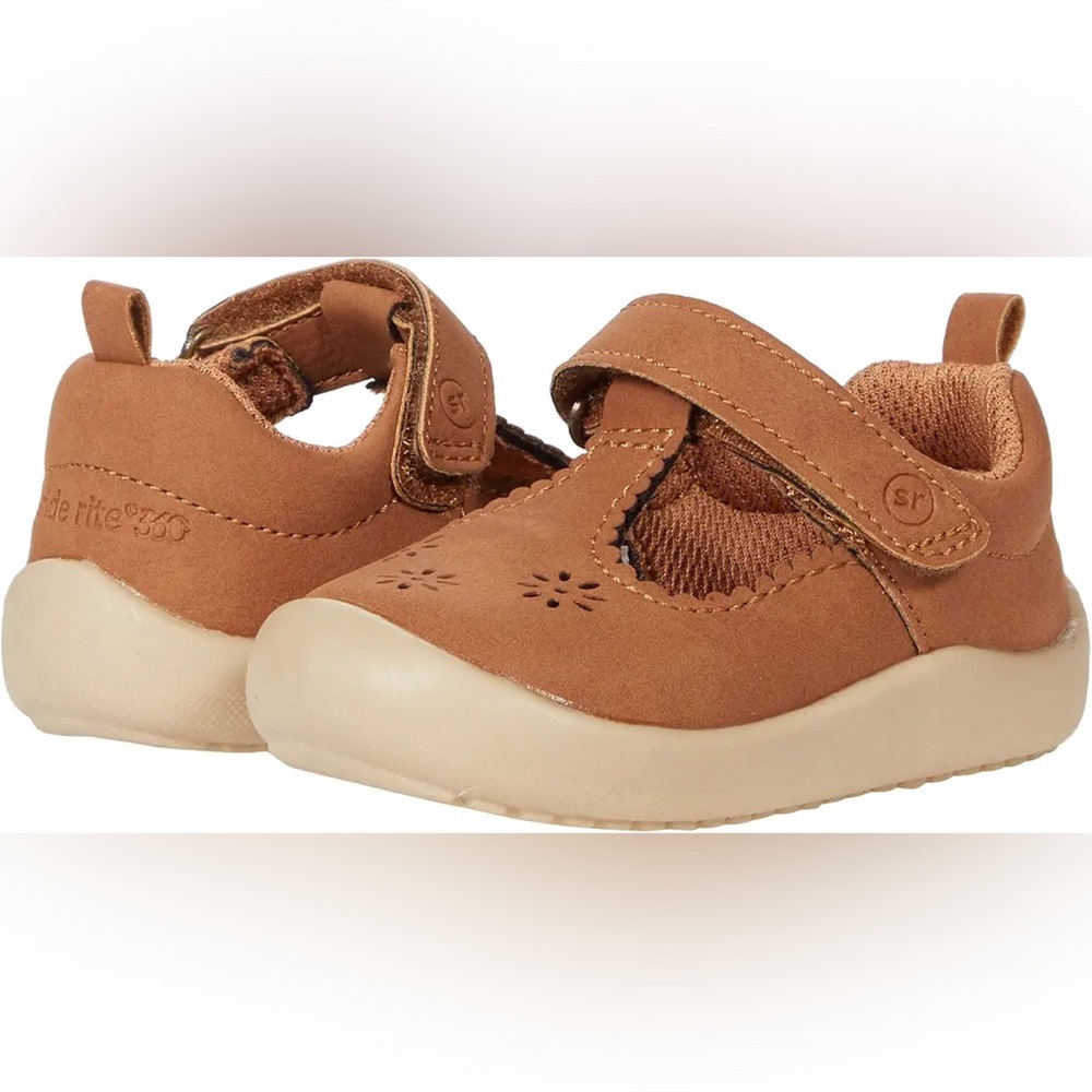 Stride Rite Cheyenne Toddler Girl Brown Shoes 5T